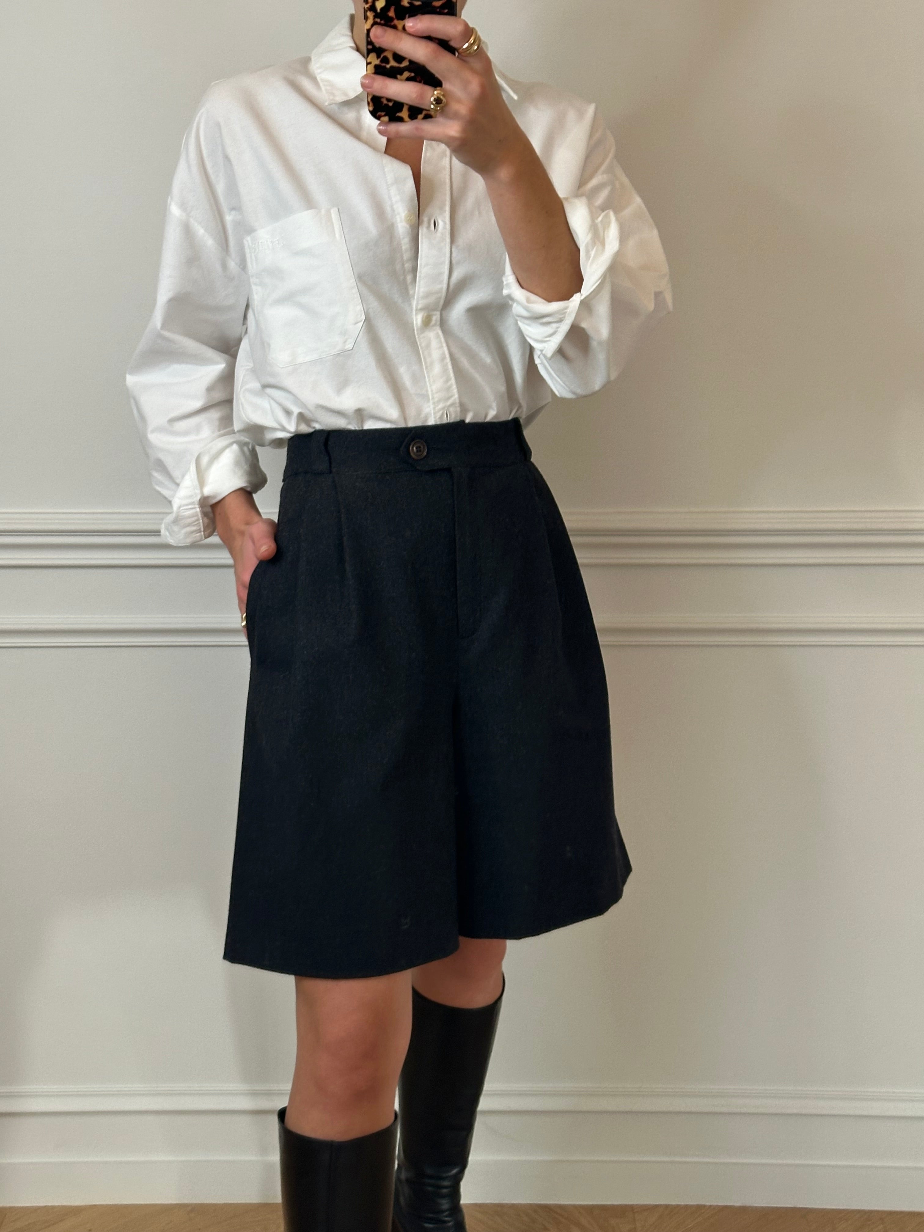 Jupe-culotte Loewe vintage années 80