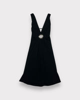 Robe noire Paco Rabanne vintage 