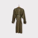 Trench Yves Saint Laurent effet python vintage 