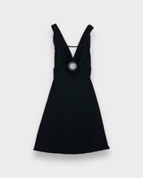 Robe noire Paco Rabanne vintage