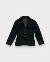 Veste fausse fourrure noire Irié Vintage Cub Paris 