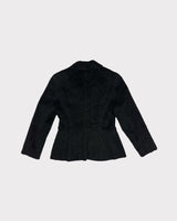 Veste fausse fourrure noire Irié Vintage Cub Paris 