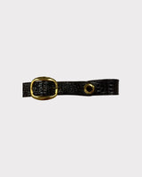 Ceinture en crocodile Vintage Club Paris