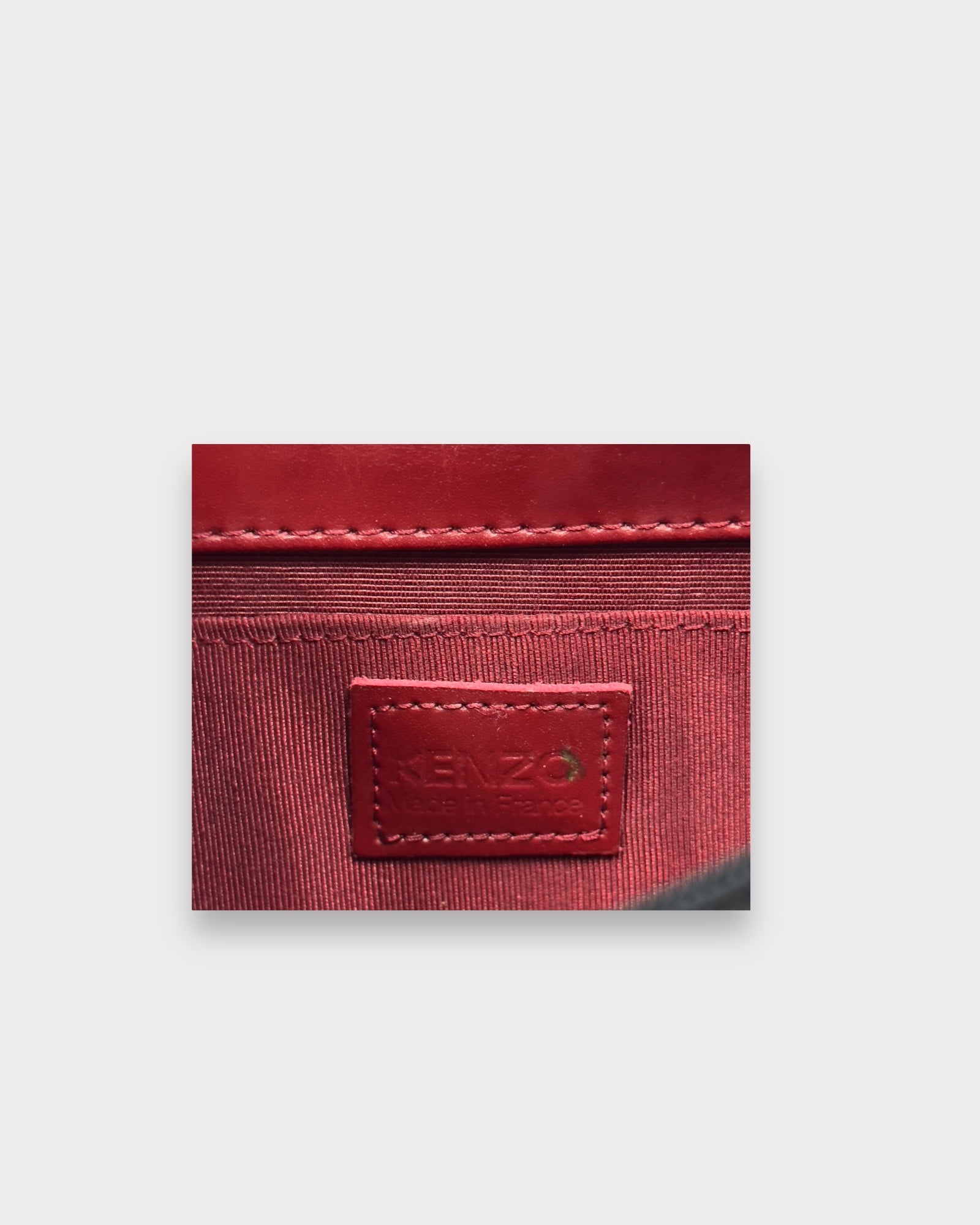 Sac Kenzo Pagodon rouge Vintage Club Paris 
