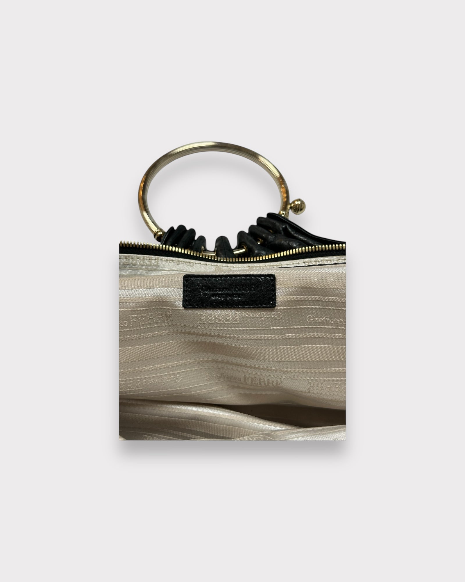 sac hobo gianfranco ferre vintage club paris